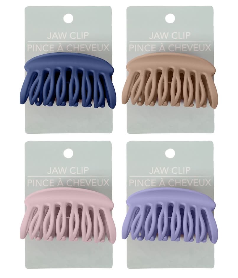Adult Matte Jaw Clip, Assorted Colors, 1-ct.