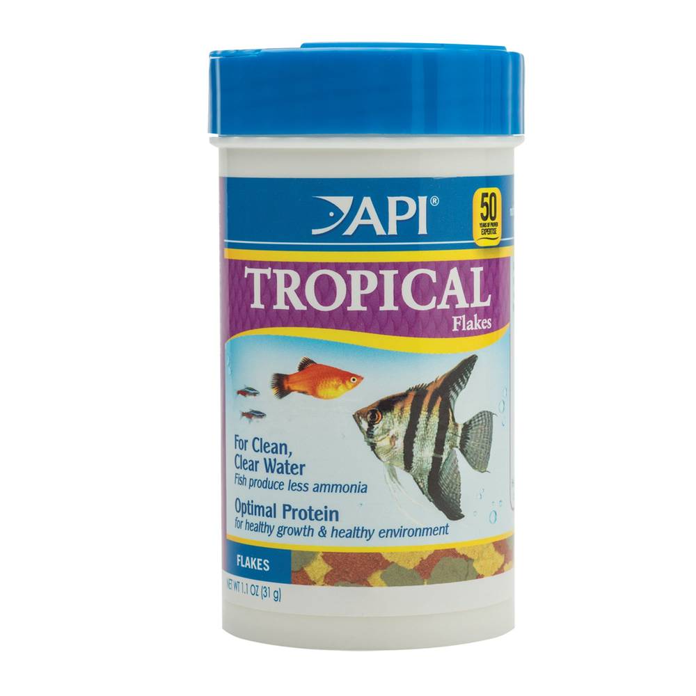 API® Tropical Community Fish Flakes (Size: 1.1 Oz)