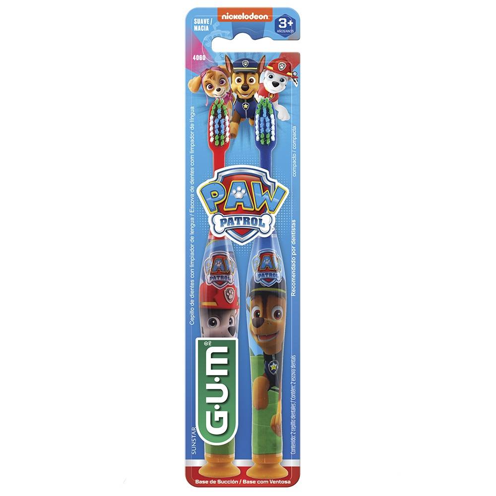 GUM · Cepillo dental paw patrol (2 un)