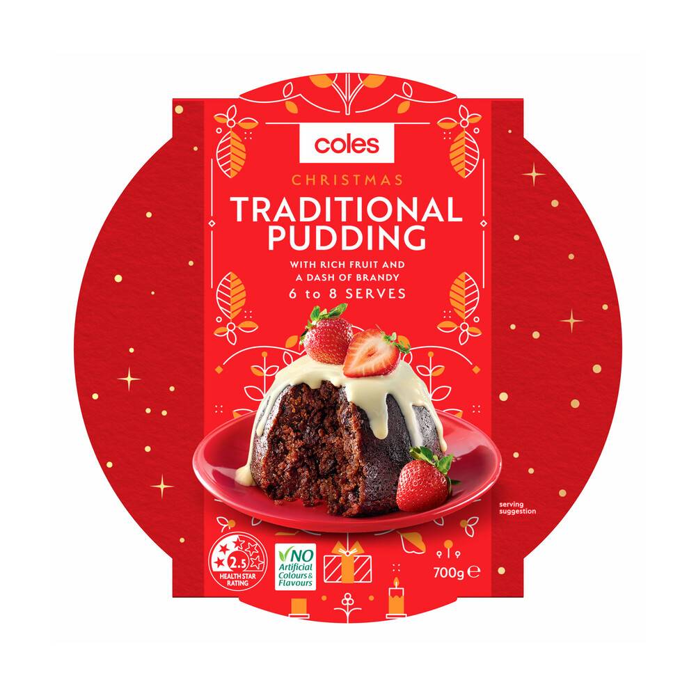 Coles Christmas Traditional Pudding