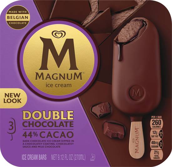 Magnum Double Chocolate Ice Cream Bars (3 ct)