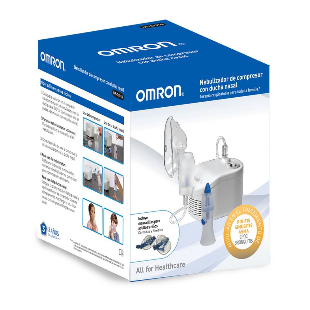 OMRON · Nebulizador de compresor