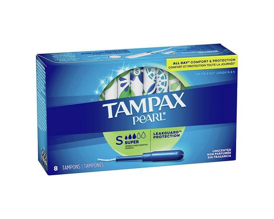 Order Tampax Pearl Plastic 8 count food online from Chevron Extramile store, Everett on bringmethat.com