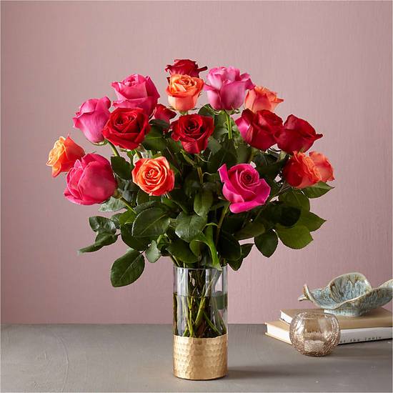 18 Mixed Rose Bouquet