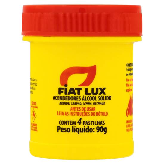 Fiat lux acendedor de álcool em pastilha (90 g)