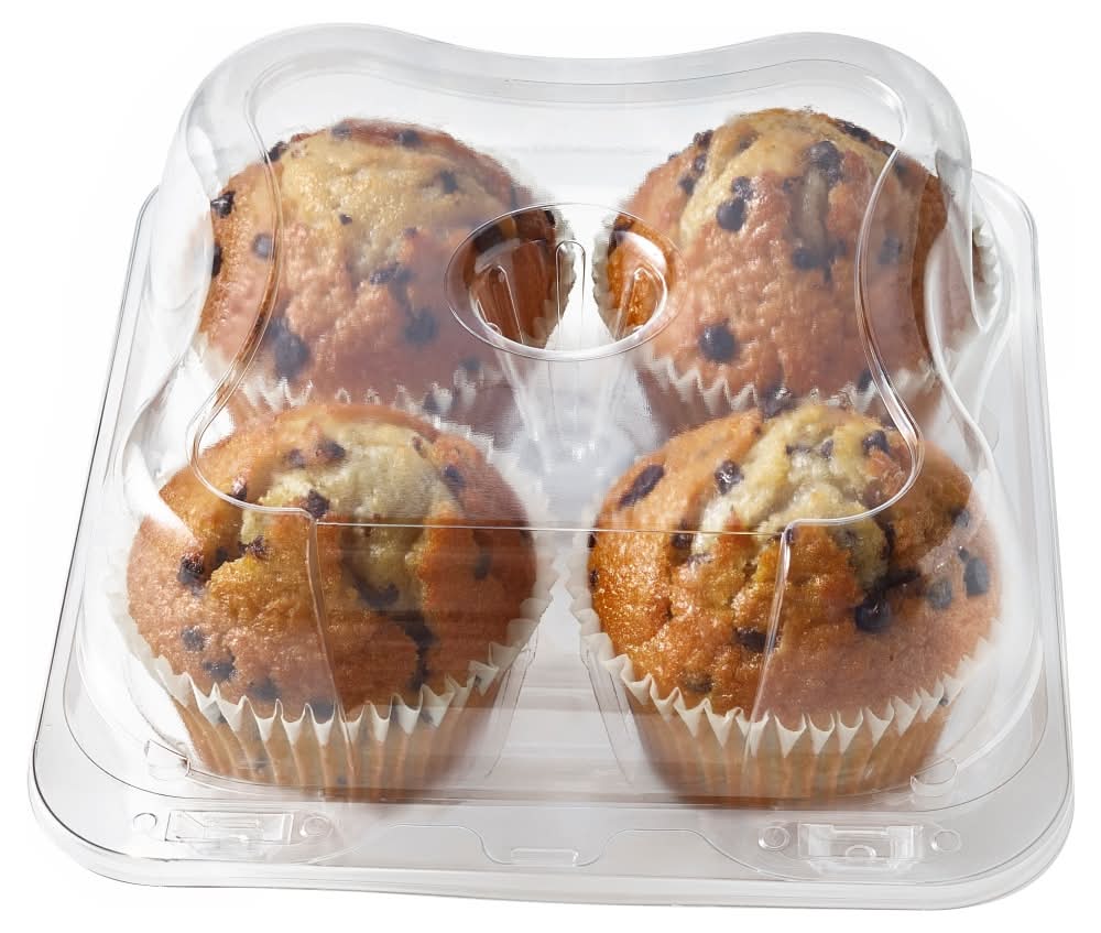 Bakery Fresh Muffins, Chocolate Chip (3.75 oz, 4 ct)