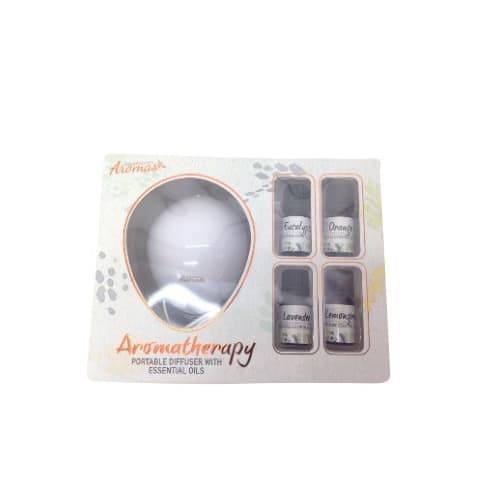 Aromas Aromatherapy Portable Diffuser With Oils (5 ct)