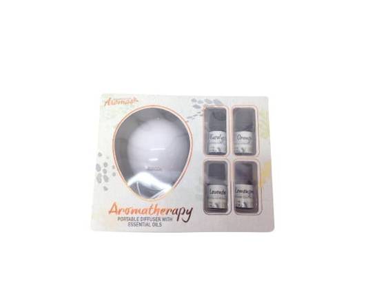 AROMAS · Aromatherapy Portable Diffuser with Oils (5 ct)