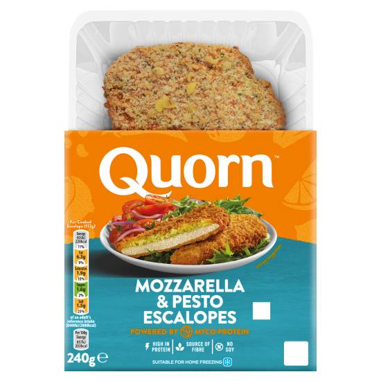 Quorn Mozzarella & Pesto Escalopes
