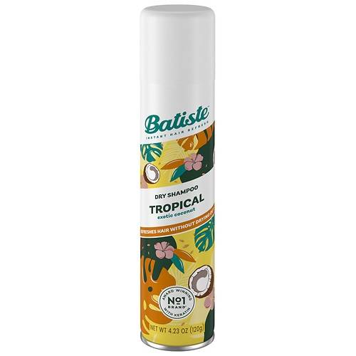 Batiste Dry Shampoo, Tropical Fragrance Coconut and Exotic Tropical - 4.23 oz
