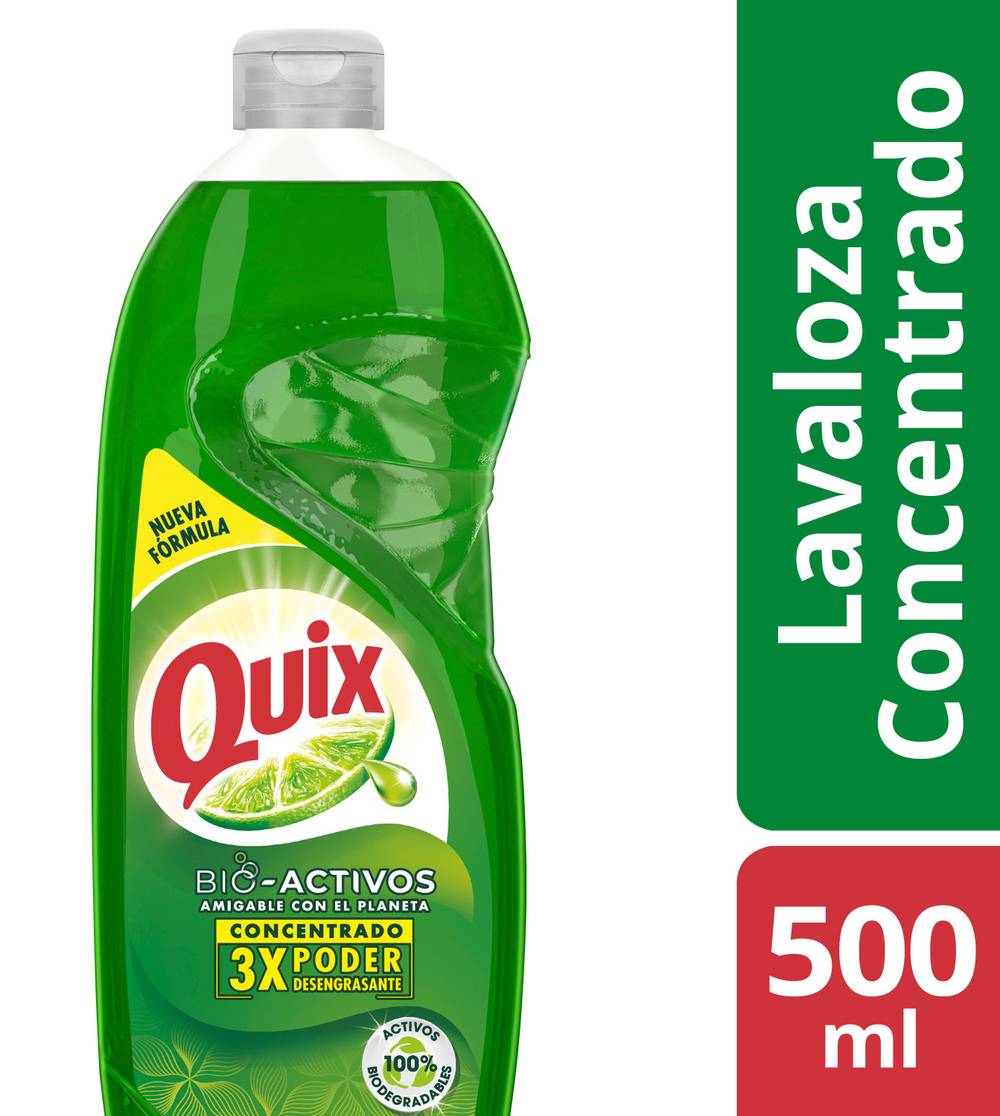 Quix · Lavaloza limón con bio activos concentrado (500 ml)