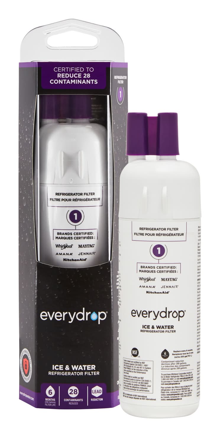 Whirlpool Everydrop Refrigerator Replacement Filter For Whirlpool Filter 1