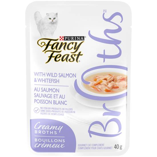 Fancy Feast Creamy Broths With Wild Salmon & Whitefish (40 g)