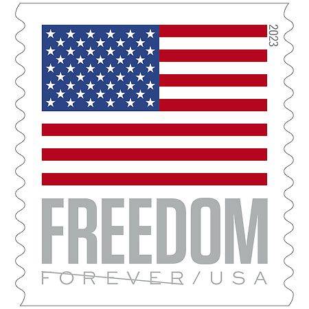 United States Postal Service 2023 Forever Us Flags Book Of Stamps