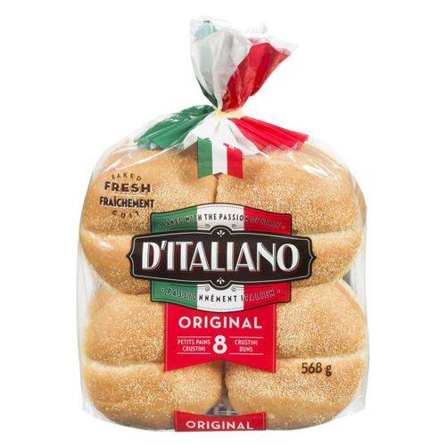 D'italiano pains à hamburger crustini au pain (568 g) - original crustini buns (568 g)