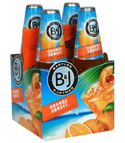 Bartles & Jaymes Orange Sunset (4 x 12 fl oz)