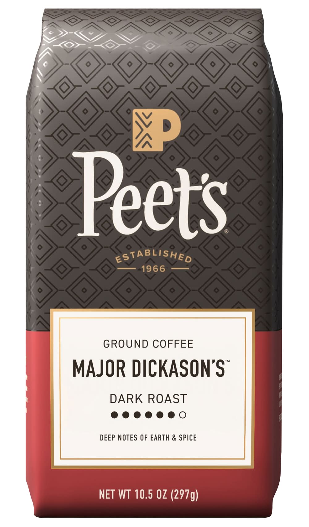 Peet's Coffee Major Dickason's Blend Dark Roast Ground Coffee (10.5 oz)