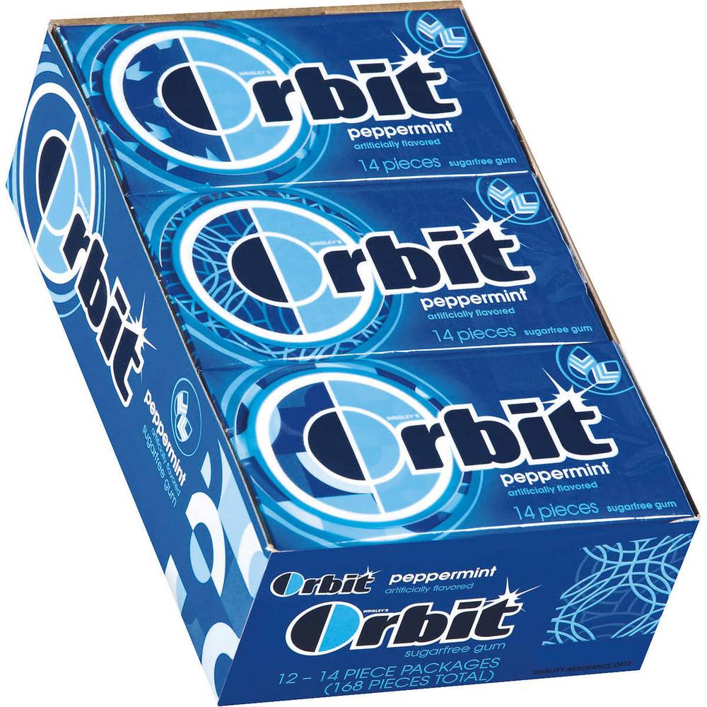 Orbit - Peppermint Gum - 12ct (12 Units)