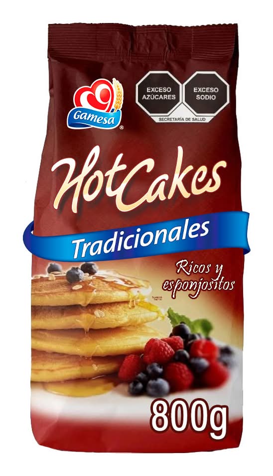 Gamesa · Harina preparada para hot cakes tradicionales (800 g)