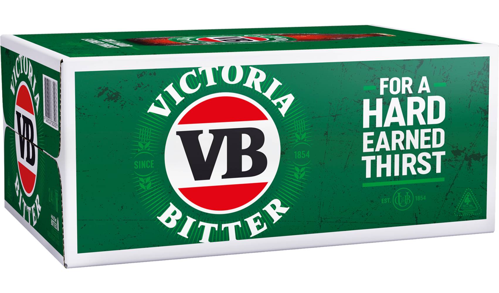 Victoria Bitter Lager Bottle 24x375ml