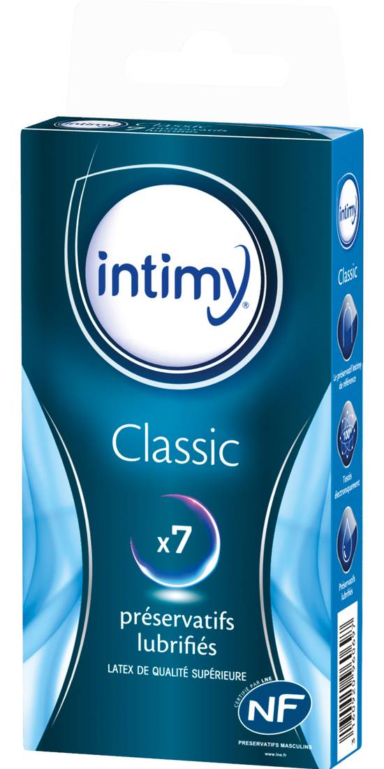 Intimy - Préservatifs classic lubrifiés