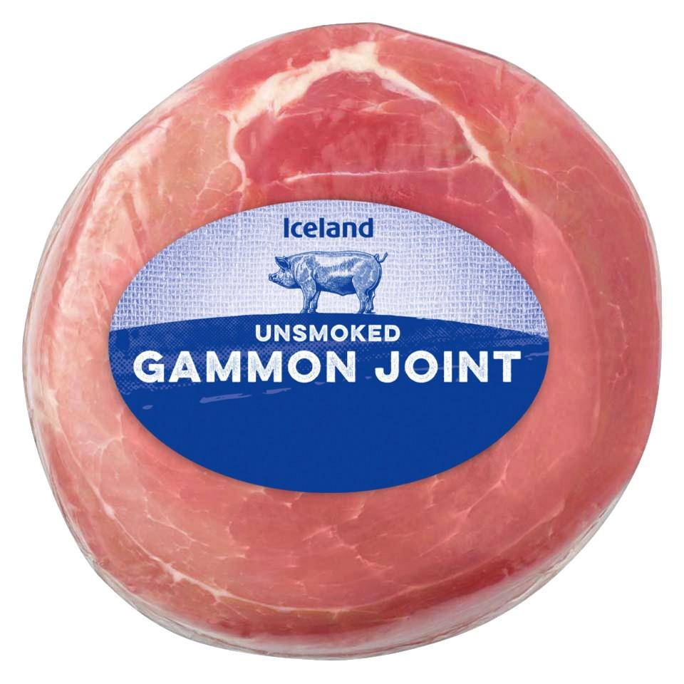 Iceland Unsmoked Gammon Joint 950g