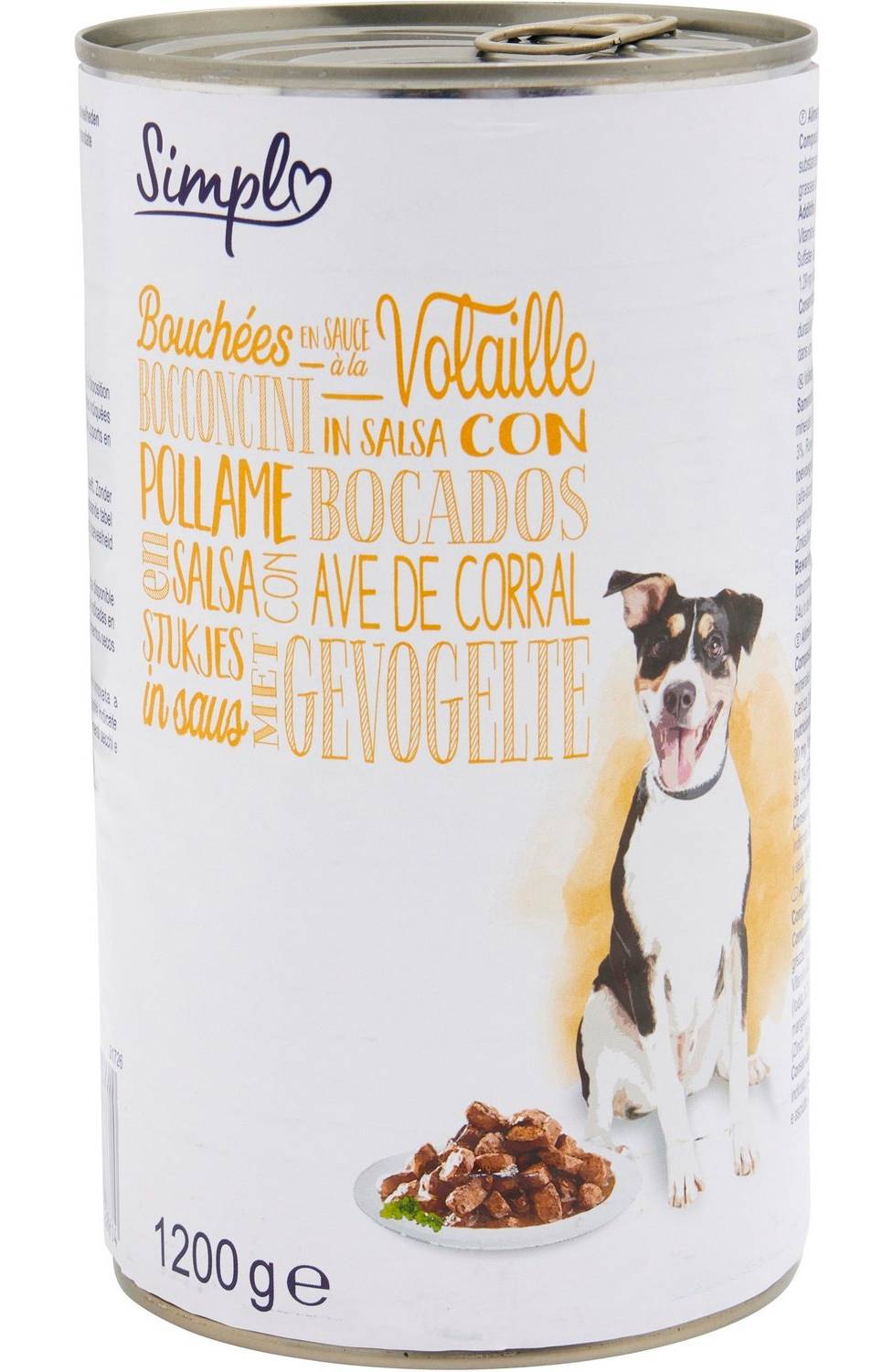 Simpl - Bouchées en sauce à la volaille pour chien (1,2kg)