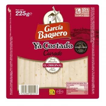 Queso curado ya cortado García Baquero 225 g