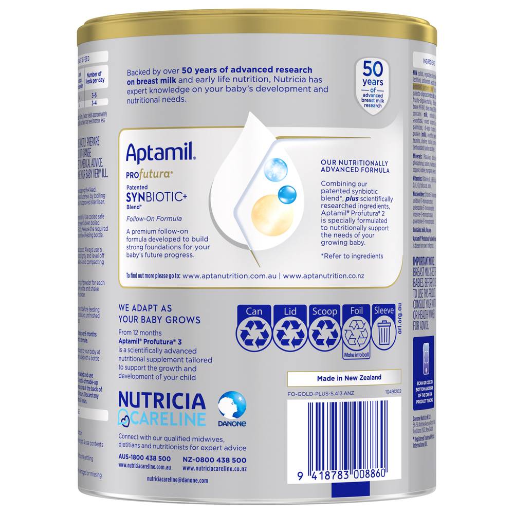 Aptamil Profutura 2 Premium Follow on Formula From 6 To 12 Months