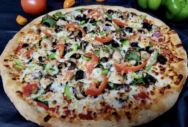 Marinara Shrimp Pizza
