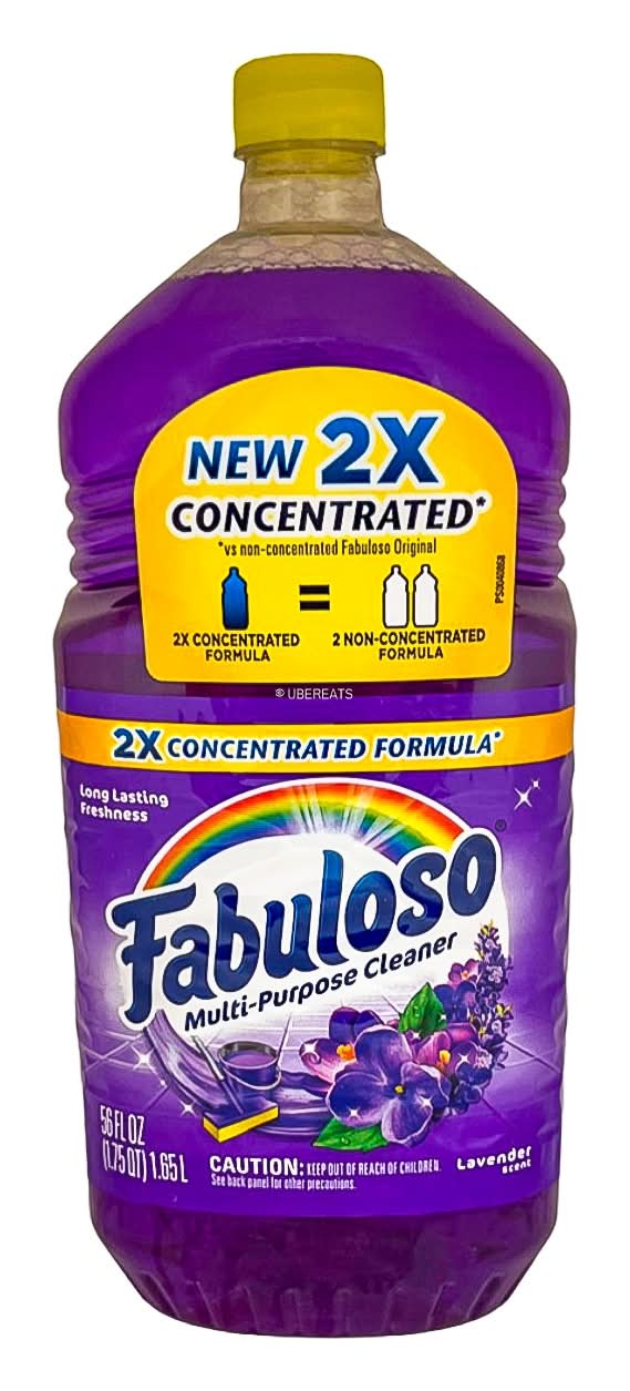 Fabuloso New 2x Concentrated Multi-Purpose Cleaner, Lavender (56 fl oz)
