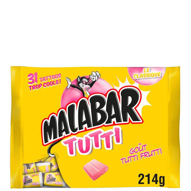 Malabar - Bubble gum tutti frutti