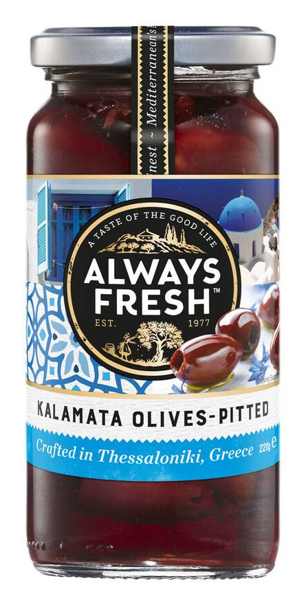 Always Fresh Pitted Kalamata Olives (220g)
