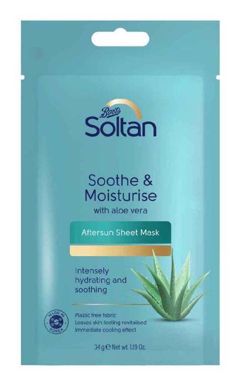 Soltan Soothe & Moisturise Aftersun Sheet Mask 34g