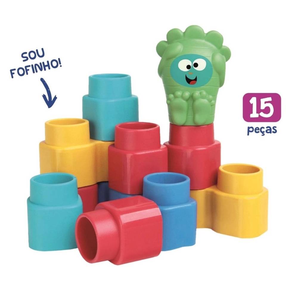 Elka brinquedo fofo blocos (1 unidade)