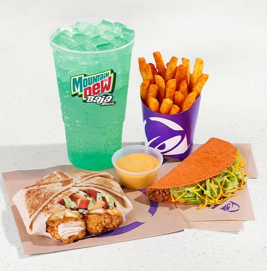 Crispy Chicken Crunchwrap Combo