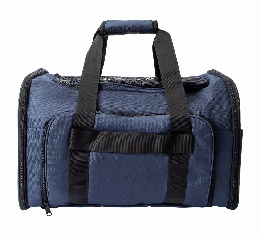 Expandable Pet Carrier For Small & Medium Pets Blue