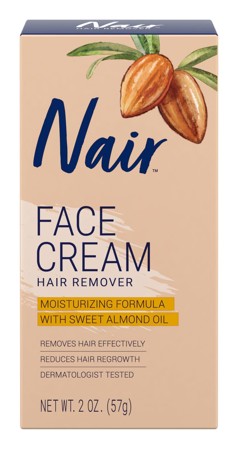 Nair Face Cream Moisturizing Thorough Hair Removal (2 oz)