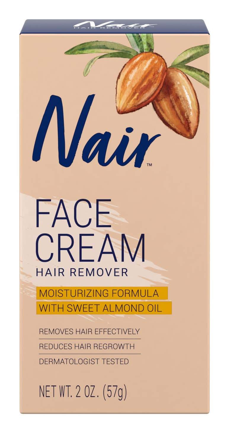 Nair Moisturizing Hair Remover Face Cream (2 oz)