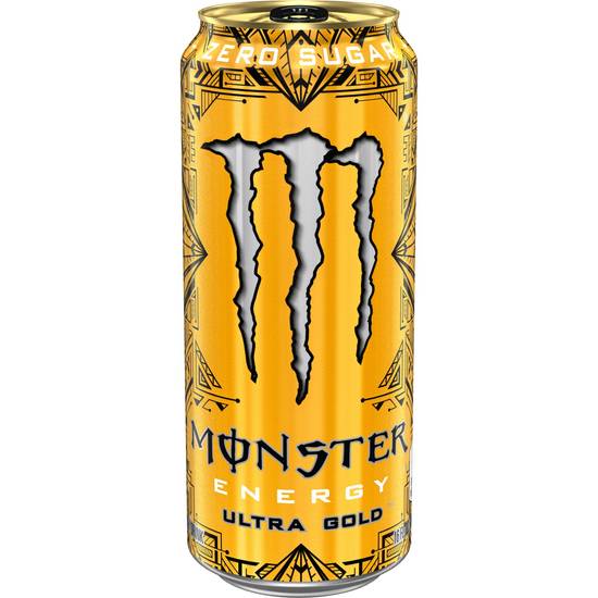 Monster Ultra Gold Energy Drink, 16 OZ