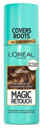 L'Oréal Magic Retouch Brown Temporary Instant Root Concealer Spray (75ml)