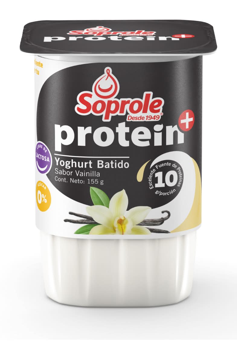 Soprole · Protein+ yoghurt batido - Vainilla (155 g)
