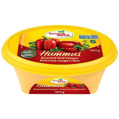 Fontaine santé houmous aux poivrons rouges (454 g) - red pepper hummus (454 g)