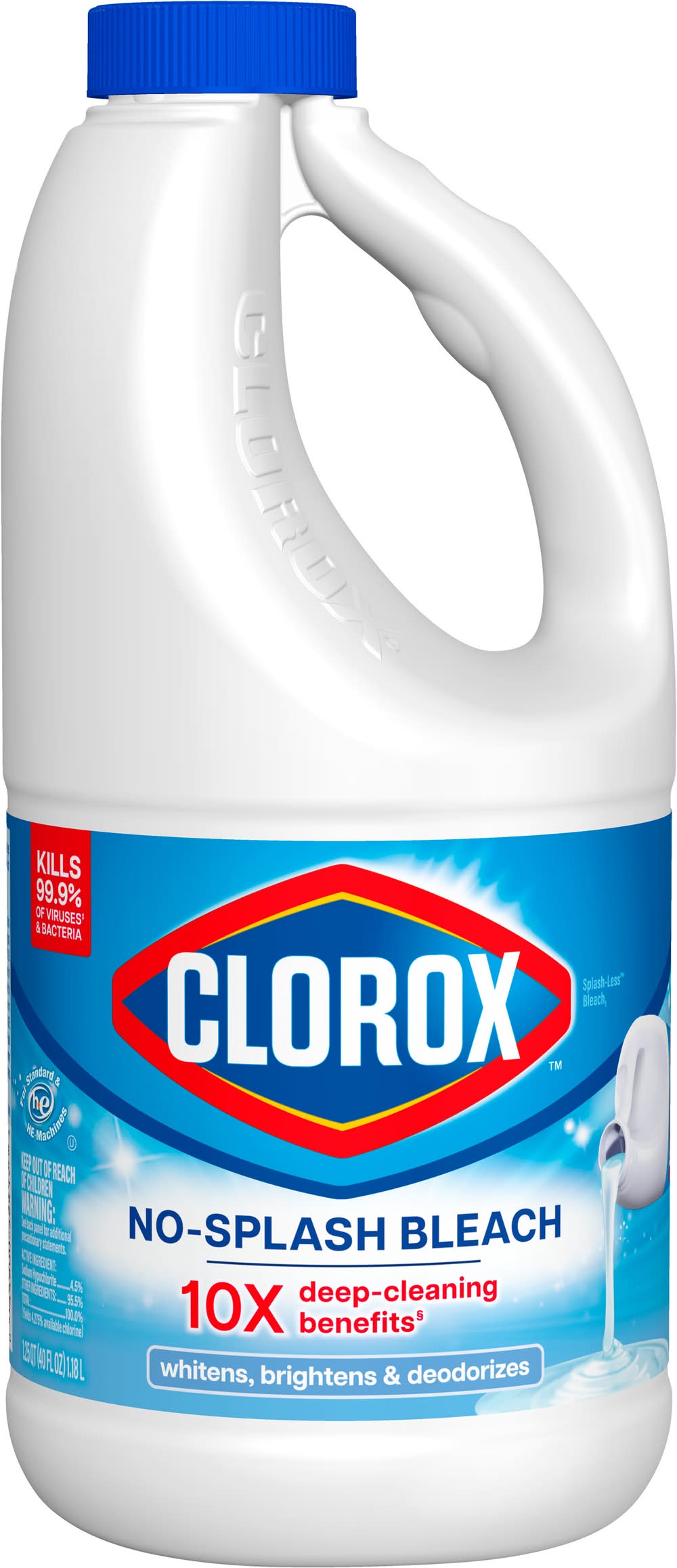 Clorox No-Splash Liquid Laundry Bleach (1.3 qt)