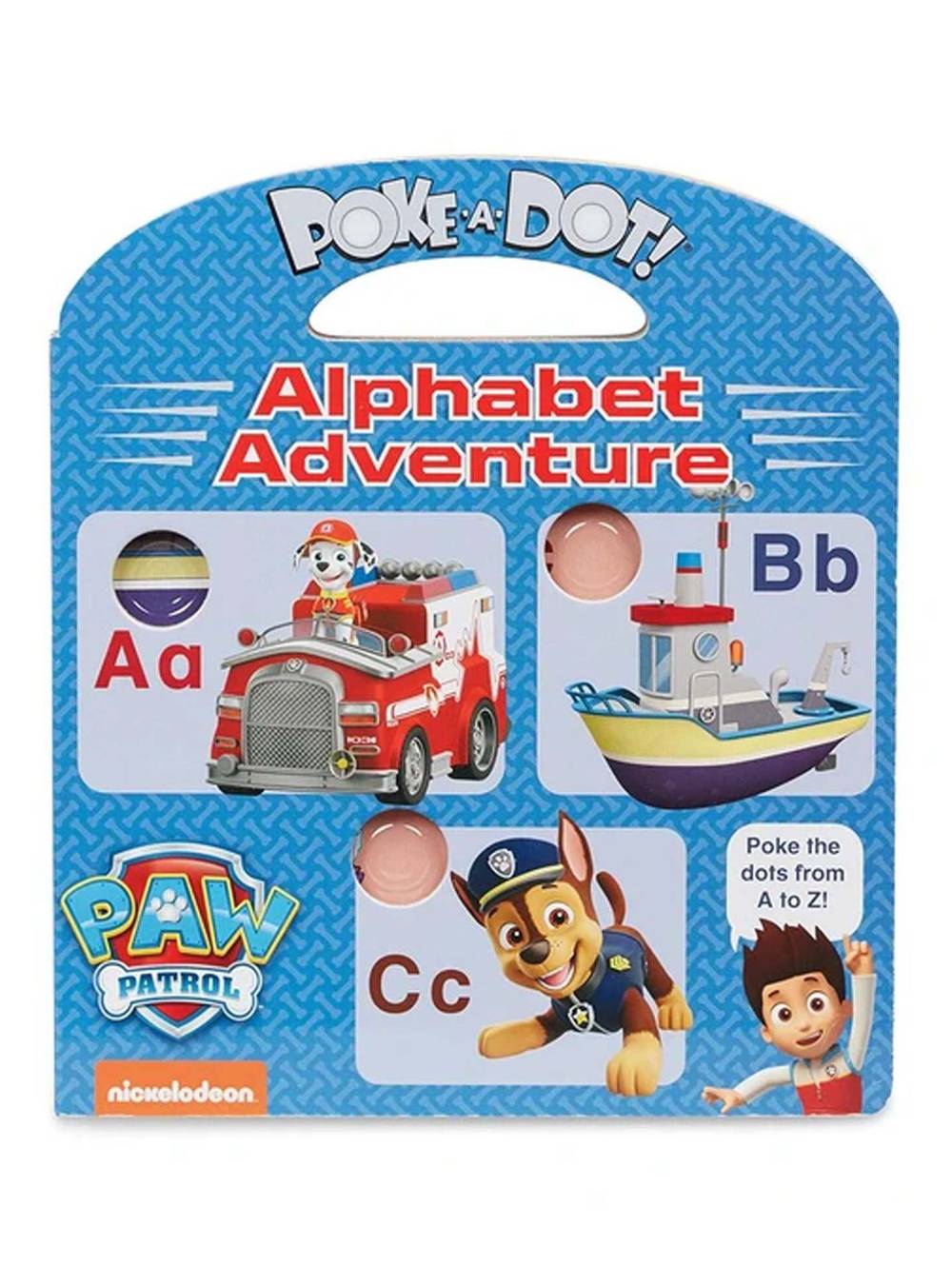 Melissa & doug poke a dot paw patrol - aventura del alfabeto (blister,  21 cm x 2 cm x 18 cm 0,5 kg.)