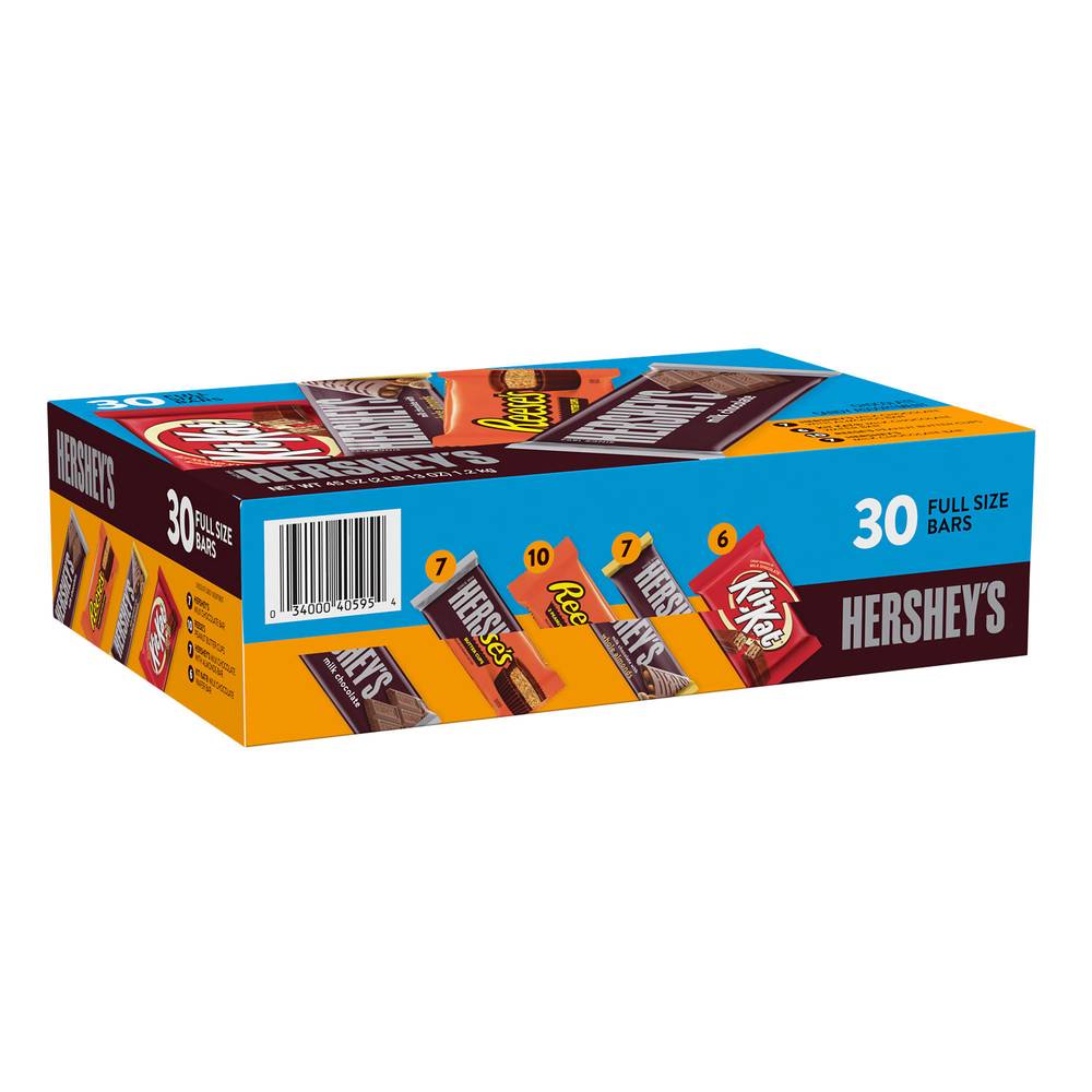 Hershey's Kit Kat and Reese's Assorted Milk Chocolate Candy (45 oz, 30 ct)