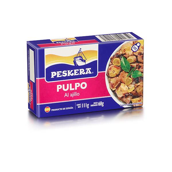 Pulpo Al Ajillo Peskera 111 gr