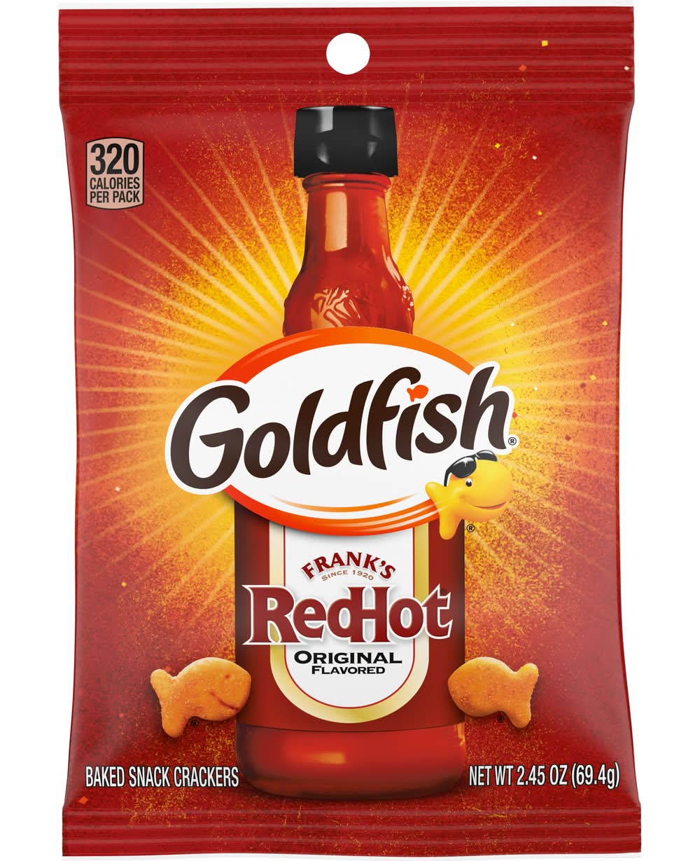 Goldfish Crackers, Frank's Red Hot (2.45 oz)