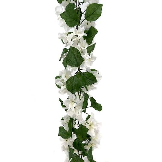 6Ft. White Hydrangea Chain Garland By Ashland