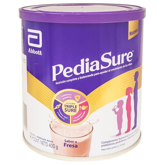 PEDIASURE POLVO FRESA LATA*400G